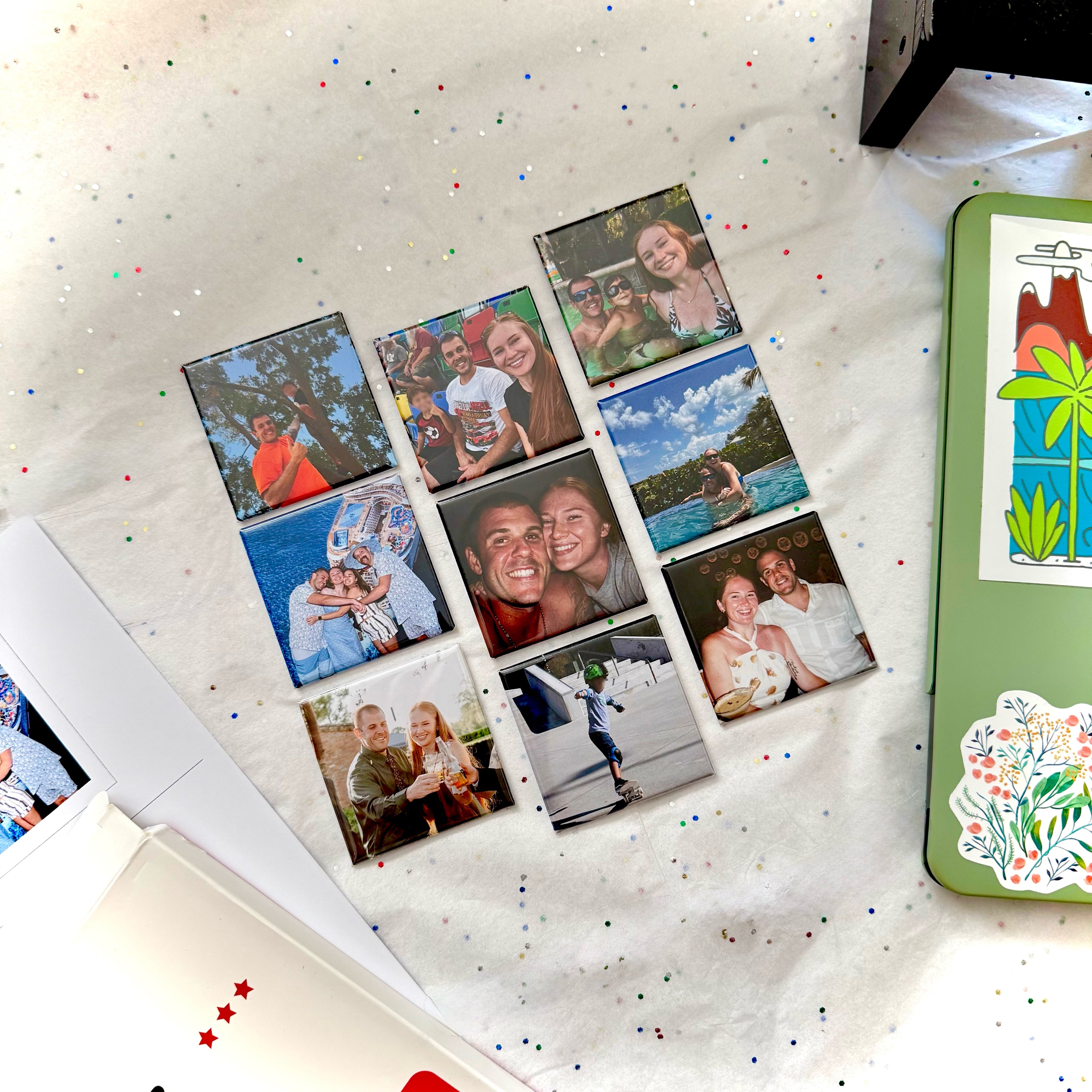 2"x2" Custom Photo Magnets